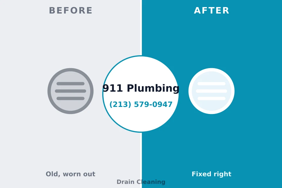 Before and after: plumbing company Arcanum, OH